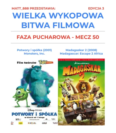 Matt888 - WIELKA WYKOPOWA BITWA FILMOWA - EDYCJA 3!

Tag do obserwacji lub czarnolist...