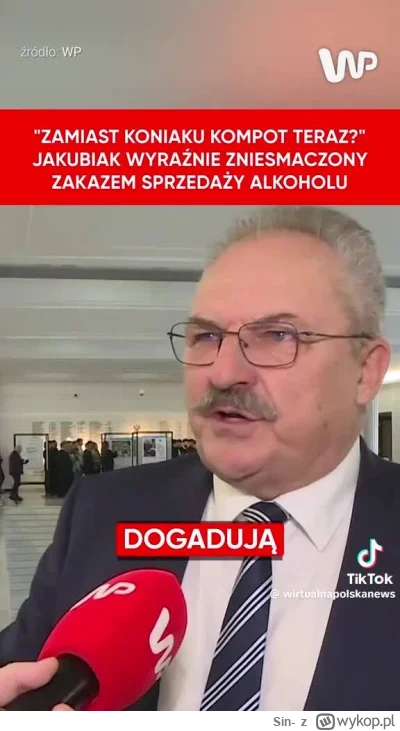 Sin- - Ludzie jest 10 osób do wyboru na liście do sejmu. Nie możecie zamiast na znane...