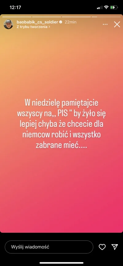 RuFii - #danielmagical 
Myślałem ze baobab będzie głosował na Richarda McDonalda #pat...