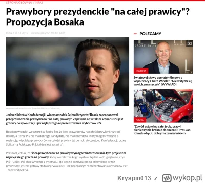 Kryspin013 - >@Kryspin013: Od kiedy socjaliści są prawicą?

@Libertarian90: Nie wiem,...