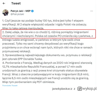 janekplaskacz - @CzaryMarek: 
Nie, problemy są z murzynami i arabami a nie imigrantam...