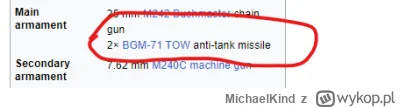 MichaelKind - @KarmazynowyAstrofizyk: Bradley'e niszczyły T-72 w Iraku, jeśli dostali...