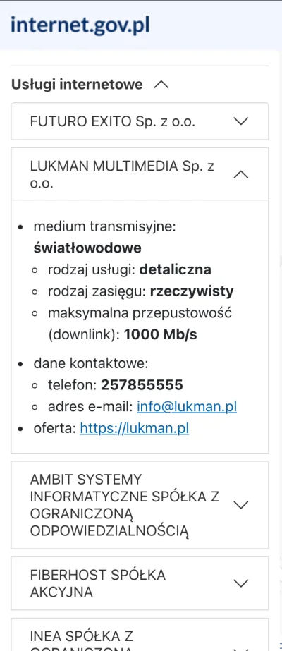 wigr - @Kruszetopy: Wejdź na https://internet.gov.pl i wyszukaj na mapie swój adres. ...