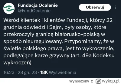 Wynoszony - Powinni siedzieć w więzieniu za współdziałanie w przemycie:
Kto wbrew prz...