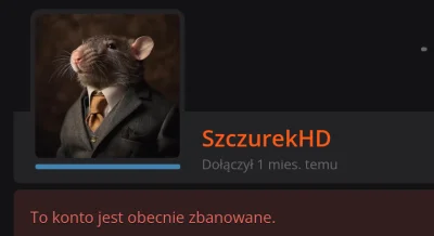 paczelok - >+ Zbanowany Paczeloczek

@SzczurekHD: