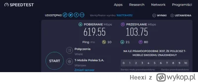 Heexi - Do 600MB/s światłowodu od T-mobile, a kiedy odpalę jakiegoś streama kogoś to ...