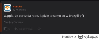Huntley - Nikt nie wierzył, a miałem racje ( ͡° ʖ̯ ͡°)

#f1