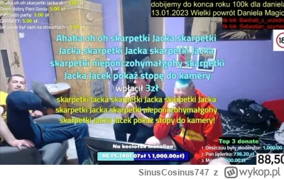 SinusCosinus747 - skarpetki Jacka #danielmagical