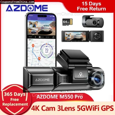 n____S - ❗ AZDOME Car DVR M550 Pro Dash Cam 4K 5.8Ghz
〽️ Cena: 85.86 USD
➡️ Sklep: Al...