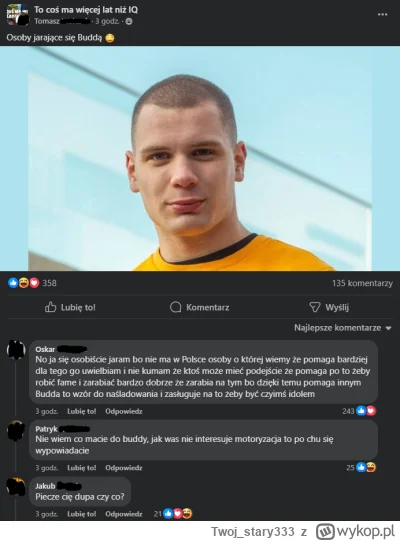 Twoj_stary333 - Wchodzę sobie dzisiaj na facebooka a tu taki wspaniały post i jeszcze...