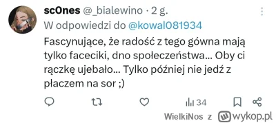 WielkiNos - @piwozrana juleczki już histeryzują i życzą wam kalectwa.