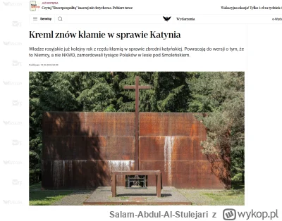 Salam-Abdul-Al-Stulejari - @JPRW: a dopiero co jakaś kolejna ruska padlina pisała że ...