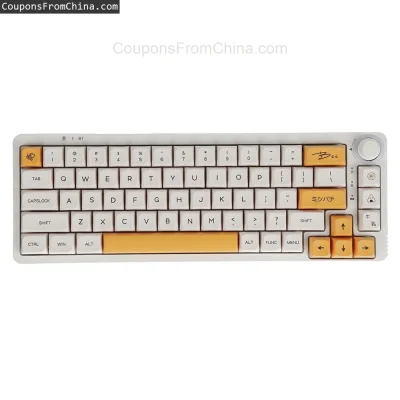 n____S - ❗ 140 Keys Honey Milk PBT Keyboard Keycaps Set XDA
〽️ Cena: 15.99 USD (dotąd...