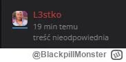 BlackpillMonster - Nawet dla zadeklarowanych kucy ten poziom szurstwa to już za wiele