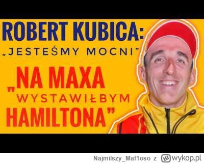 Najmilszy_Maf1oso - Robert z rana jak śmietana.
#f1 #kubica