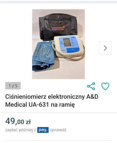 czarna_olewka - @CalibraTeam: ja też się rozgladam. moja babcia ma z A&D medical. Dzi...