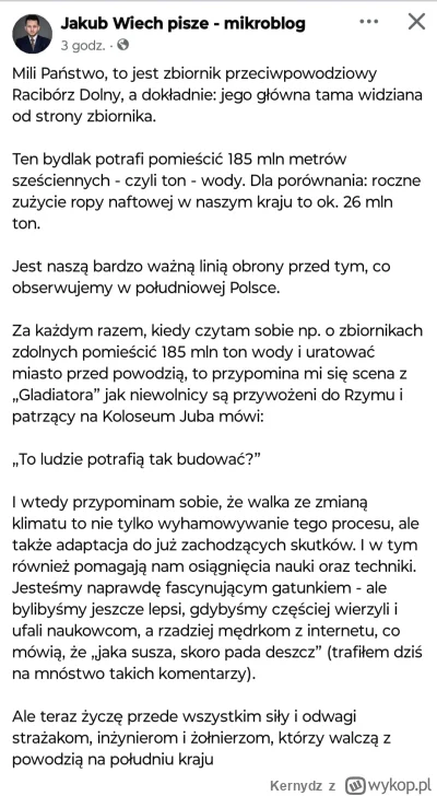 Kernydz - @Dawul: nawet ci cvrwiv ułatwie i dam materiał. Gdzie tu się Wiech myli?