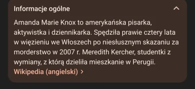 MokryBatmann - >(ciekawy jest zwłaszcza przypadek Amandy Knox - poziom spermiarstwa j...