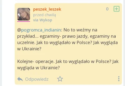 p.....n - Patrzcie jak ukrofil odleciał. Sugeruje że w Polsce były łapówki przy egzam...