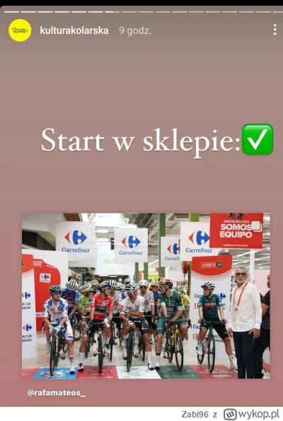 Zabi96 - Ktoś ostatnio płakał ze Tour de Pologne to jedna wielka reklama sponsorów i ...