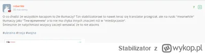 Stabilizator - Wyzywacie  cały czas a to roberciuk jest nauczycielem rosyjskiego i to...