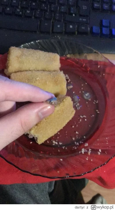 dartyr - Hej właśnie jadłem kolację (krokiety z mięsem) i przy jednym krokiecie poczu...