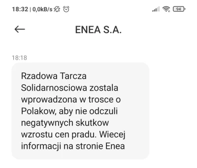 broker - ENEA kontynuuje rozsyłanie do swoich klientów spamu w postaci PISowskiej pro...