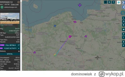 dominowiak - #samoloty #flightradar24
jakieś przechwytywanko się szykuje?