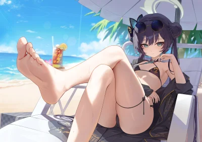 OttoFlick - #randomanimeshit #anime #stopkianime #swimsuit #bluearchive #kisaki