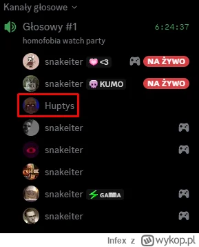 Infex - #kiszak Huptys otoczony