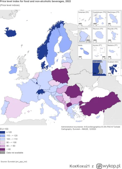KoxKoxu21 - @gharman: Polska to jeden z najtańszych państw w EU do życia. Masz wrażen...