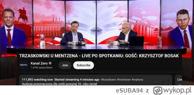 eSUBA94 - Bosak po wywiadzie Mentzena:
wiedziałem że ma skłonność do kłamstwa, że jes...