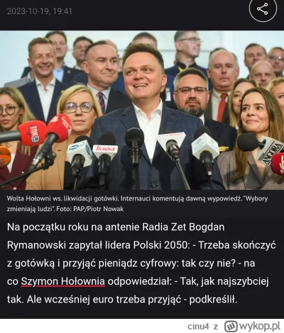 cinu4 - Hołownia ty kłamco, ty perfidny kłamco #debata
