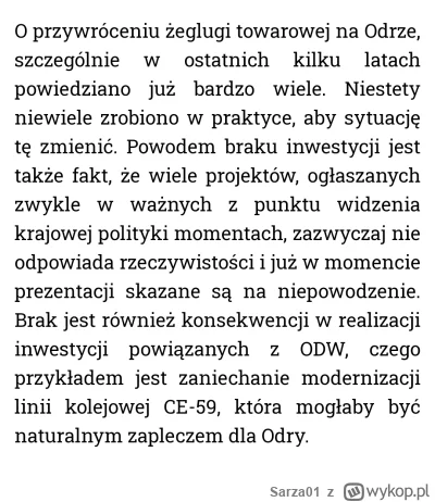 Sarza01 - @tenji
Inwestycja infrastrukturalna pis xD 

Rzeka bez toru wodnego po ktor...