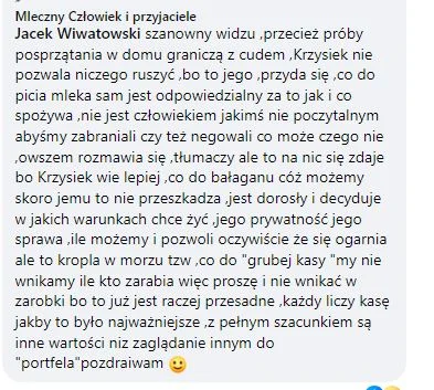 bezpravkano207 - #kononowicz Mcz na FB najlepiej pokazuje jaki ten ćwok jest zaburzon...