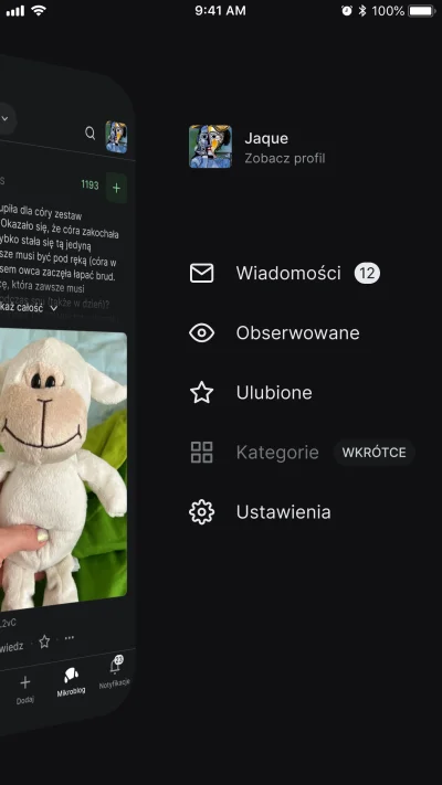 bakehaus - @matthewonthego: Obserwowane są dostępne z poziomu paska bocznego