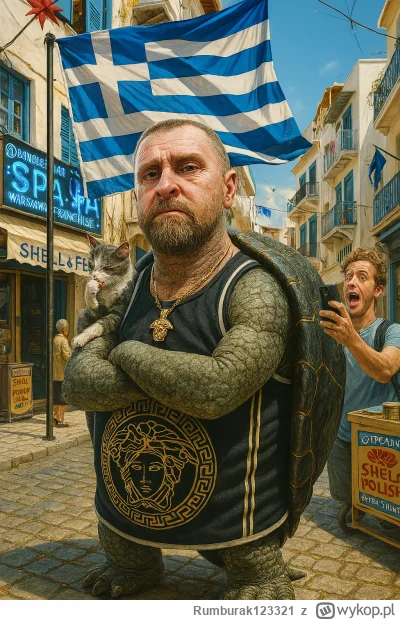 Rumburak123321 - #kononowicz byl w Grecji, został rzółwiem