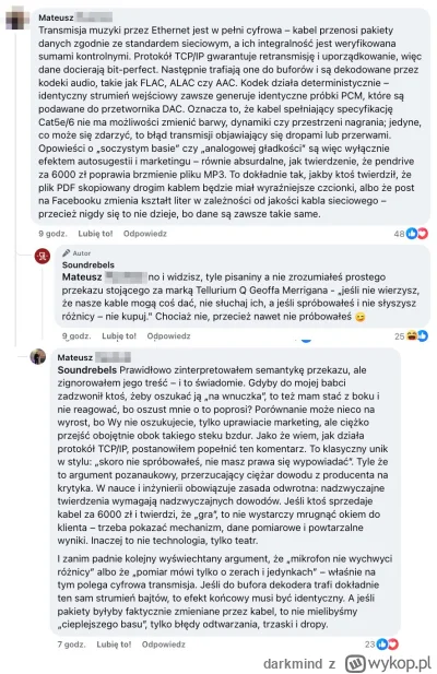 darkmind - Złomowanie audio-oszołomów z 
Soundrebels przy pomocy naukowej argumentacj...