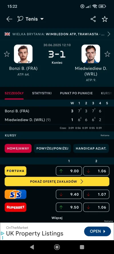 mamracjewieszotym - #tenis Miedwiediew ty ruro xd skończyłeś się
