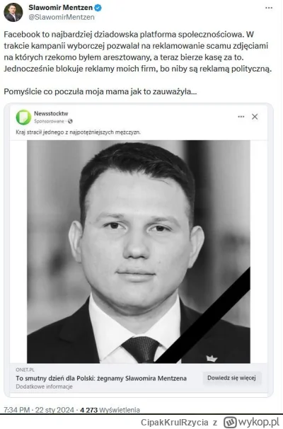 CipakKrulRzycia - #mentzen #bekazkonfederacji #polityka #facebook #konfederacja #beka...