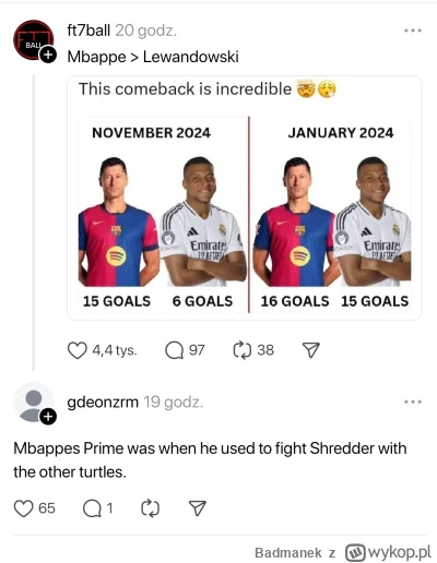 Badmanek - #heheszki #pilkanozna #mbappe #lewandowski