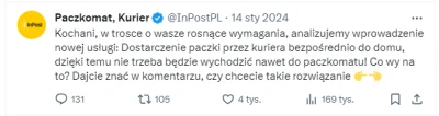 Goronco - Przecież jak inpost to wprowadzi, to praktycznie wessie cały europejski ryn...