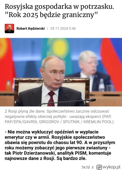 3x32 - Oby to był upadek Rosji jak w latach 90, tyle że teraz już na amen #rosja #woj...