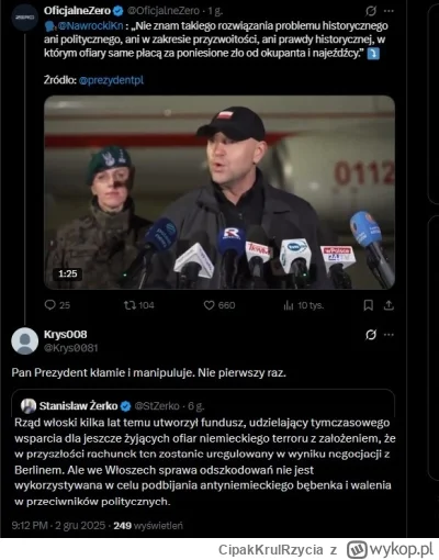 CipakKrulRzycia - #polityka #kanalzero #polska #niemcy #reparacje 
ale, że jego parti...