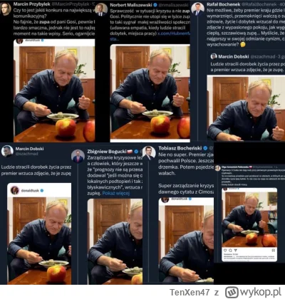 TenXen47 - Nie, to się nie dzieje. Afera bo premier je CIEPŁĄ, SZCZAWIOWĄ zupę. 
Oni ...