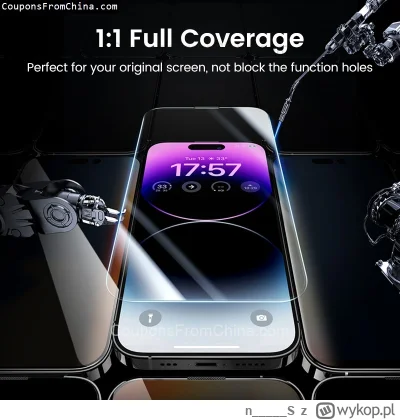 n____S - ❗ UGREEN 2PCS Screen Protector For iPhone 14
〽️ Cena: 11.47 USD (dotąd najni...