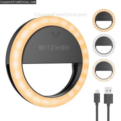 n____S - ❗ BlitzWolf BW-SL0 Pro LED Ring Light [EU]
〽️ Cena: 3.99 USD (dotąd najniższ...