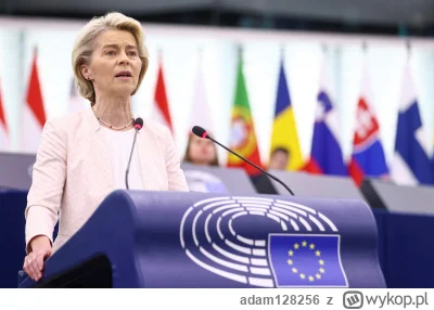 adam128256 - Ursula von der Leyen ponownie wybrana na przewodniczącą Komisji Europejs...