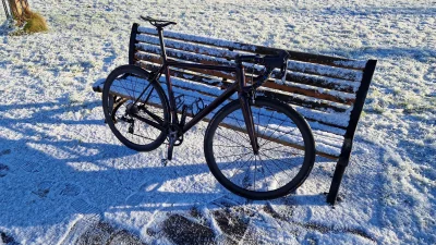 4x80 - #szosa  zima w Irlandii kufa roweru nie moge przetestowac greta ratuj :)
