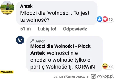 JanuszKarierowicz - Pan Sławomir żartował a poza tym są to wypowiedzi wyrwane z konte...